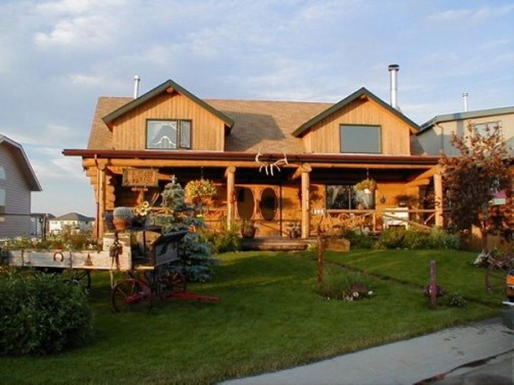 Idle Spurs Log Cabin Bed & Breakfast Black Diamond Bagian luar foto