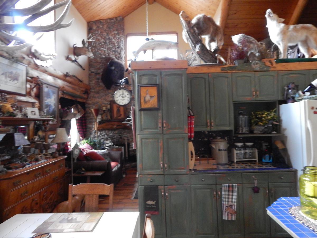 Idle Spurs Log Cabin Bed & Breakfast Black Diamond Bagian luar foto